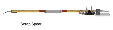 Fallout NV Weapon Ideas - Scrap Spear by LezzyMania on DeviantArt