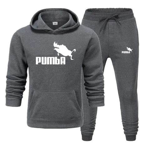 Nuevo chándal de marca Pumba para hombres conjuntos de ropa deportiva