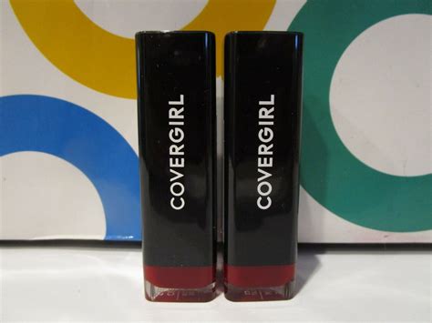 Cover Girl ~ Lipstick 310 Seduce Scarlet 2 Pc Lot ~ 012 Oz Unboxed Ebay