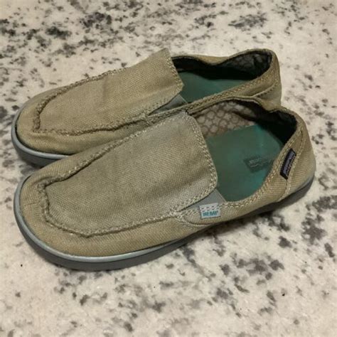 Patagonia Mens Naked Maui Loafers Shoes Sable Brown Hemp Casual Slip On