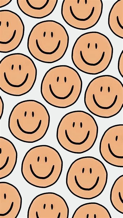 Download Preppy Smiley Face Equal Pattern Wallpaper