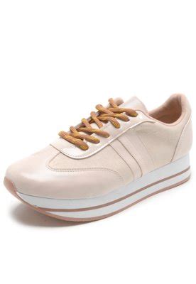 Casual Tênis Moleca Liso Nude Compre Agora Dafiti Brasil