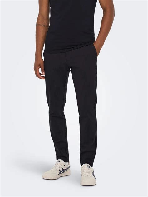 SONS ONSMARK PANT STRIPE GW 3727 22013727 Black