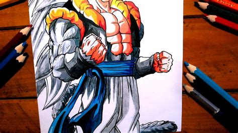 Como Desenhar O Gogeta Super Sayajin Youtube