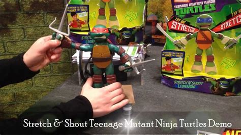 Stretch And Shout Teenage Mutant Ninja Turtles Demo New York Toy Fair