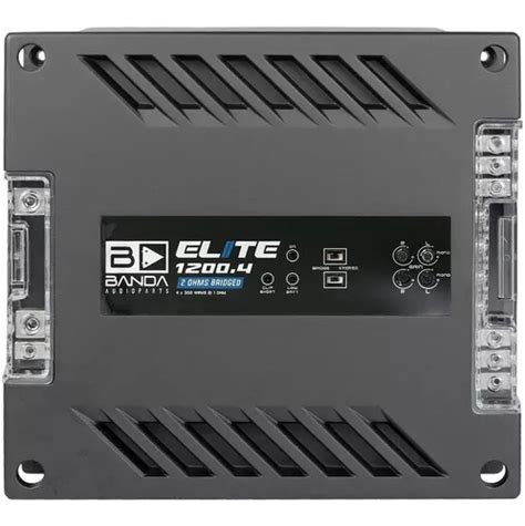 Modulo Banda Elite 1200 4 1200 Wrms 4 Canais Bridge 2 Ohms