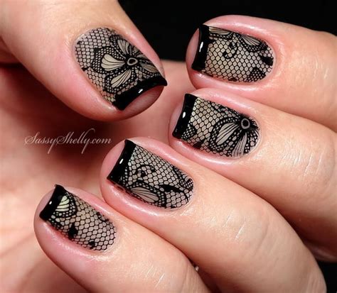 60 Lace Nail Art Designs & Tutorials For You To Get The Fashionable ...