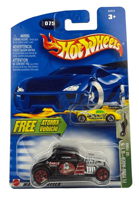 Hot Wheels Flying Aces Ii Ford With Free Atomix Vehicle Hot