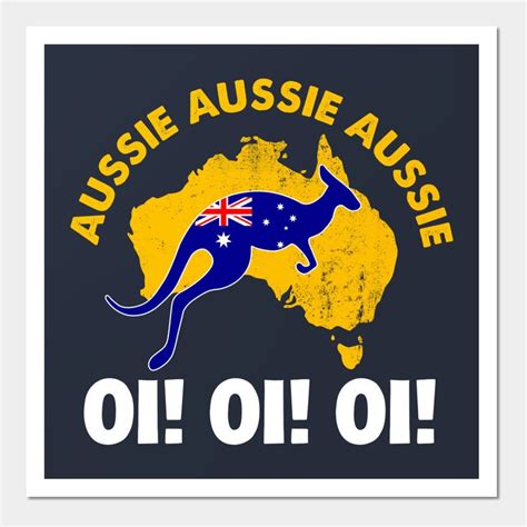 australia kangaroo flag aussie aussie aussie oi oi oi