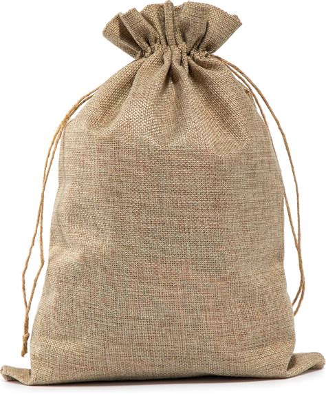 Tapleap Burlap Bags With Drawstring 12 X 16 Inches Lot Of 20 Burlap Favor Sacks