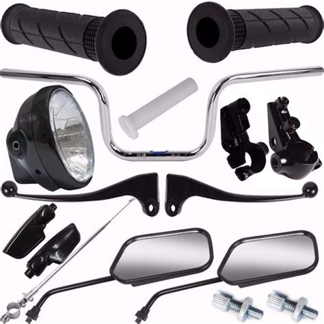 Kit Carenagem Kit Farol Pisca Cg Titan Preto R