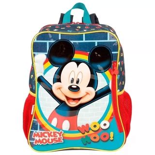 Mochila Mickey Mouse Bebe Creche Mini Tam P Costas 19m Sestini Shopee