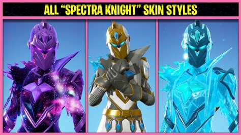 All Spectra Knight Skin Styles In Fortnite Og Pass Youtube