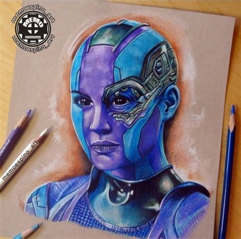 myArtMagazine.com (Color Pencil Drawing Nebula by Memo...)