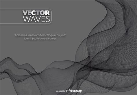 Vector Black Abstract Wave Element 123524 Vector Art at Vecteezy