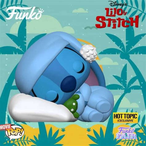 Jual Funko Disney Lilo Stitch Sleeping Stitch Hot Topic Exclusive Di Seller Movie Pop