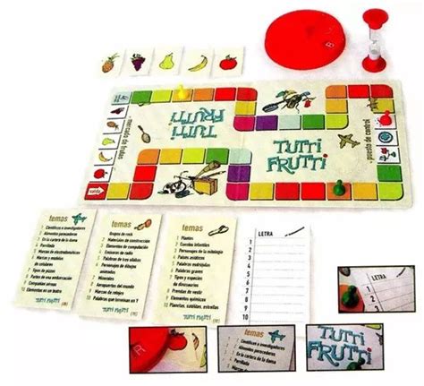 Juego De Tutti Frutti Completo El Tutti Fruti Como Jugar Al Clasico