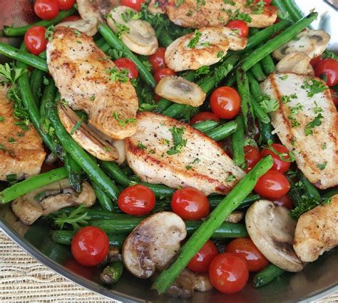 Chicken With Green Beans And Tomatoes