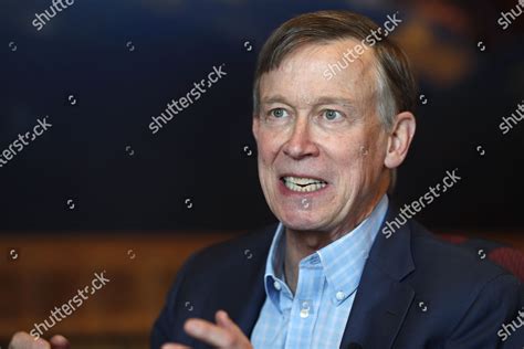 Colorado Gov John Hickenlooper Talks About Editorial Stock Photo