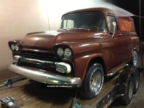 1958 Chevrolet Panel Truck Rare Awesome Rat Rod Hotrod