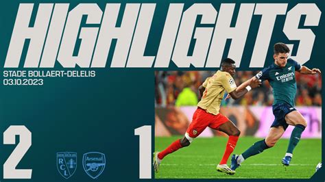 Highlights: RC Lens 2-1 Arsenal | Video | News | Arsenal.com