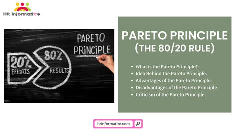 Pareto Principle (The 80/20 Rule) Meaning and Advantages » HR ...