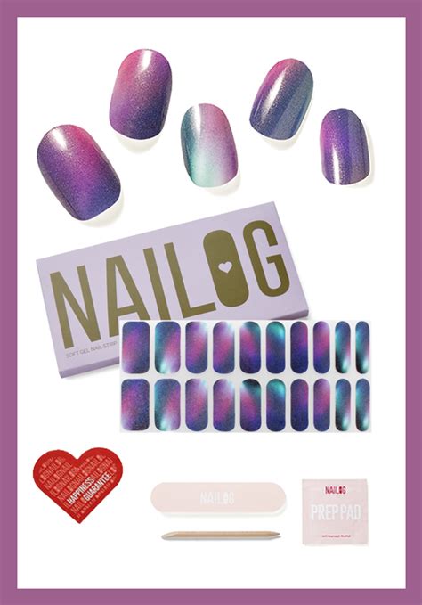 Nailog Semi Cured Gel Nail Strips Pcs Salon Quality Gel Nail