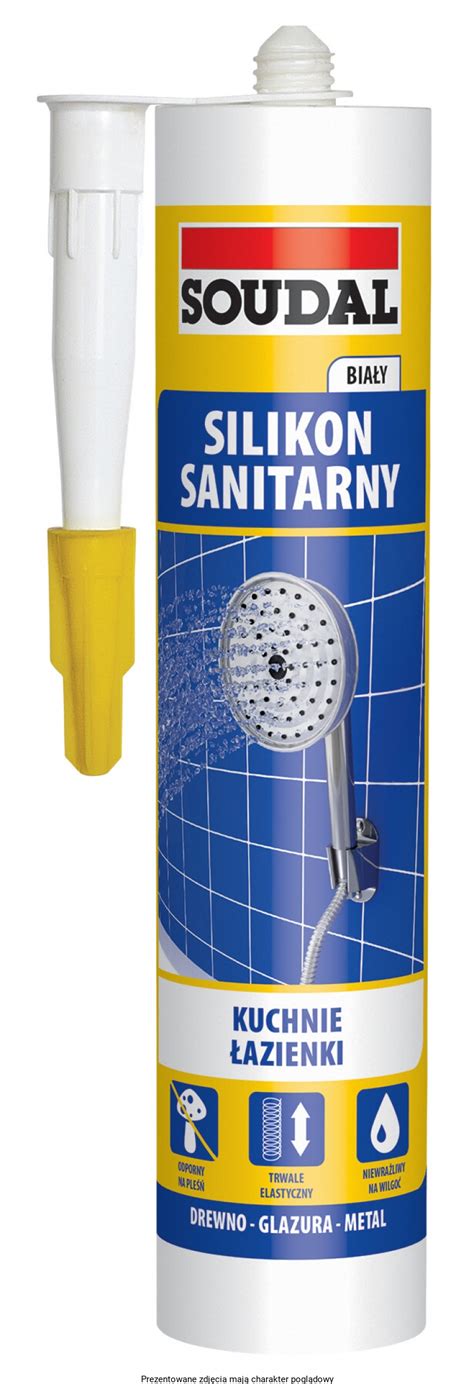 SOUDAL Silikon Sanitarny Bezbarwny 280 Ml