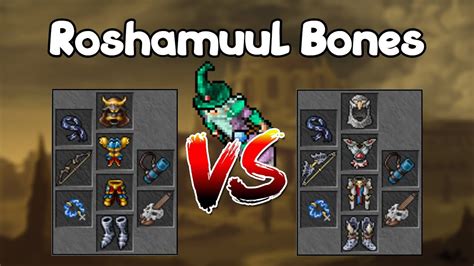 Tibia Roshamuul Bones Set B Sico Vs Set Avan Ado Vale A Pena Ou