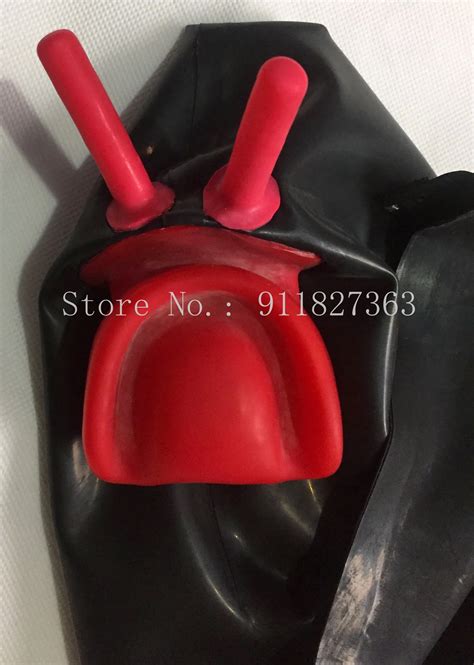 Latex Hood With Nose Tubes F W