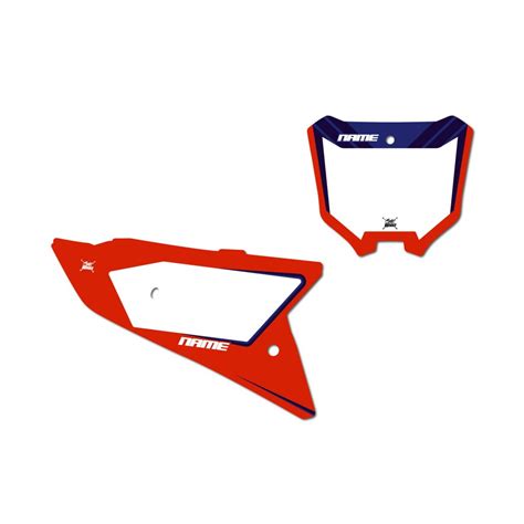 Fonds De Plaque Motocross Factor Pour Honda Split Works