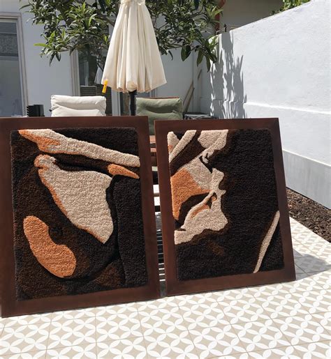 Contemporary Wall Tapestry Textile Art Fiber Art Abstract Nude By Ohxoja For Sale At Stdibs