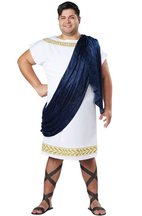 Grecian Toga Plus Size Costume Em 2020 Fantasia Plus Size Trajes