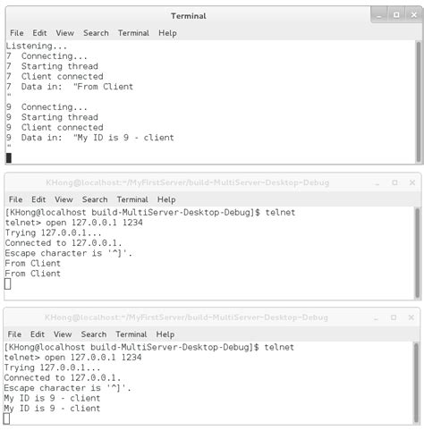 C Tutorial Sockets Server Client Using Qt