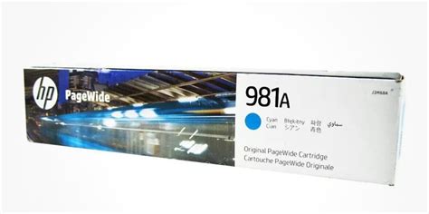 Genuine HP 981A Cyan 70ml PageWide Enterprise 556 586 EBay