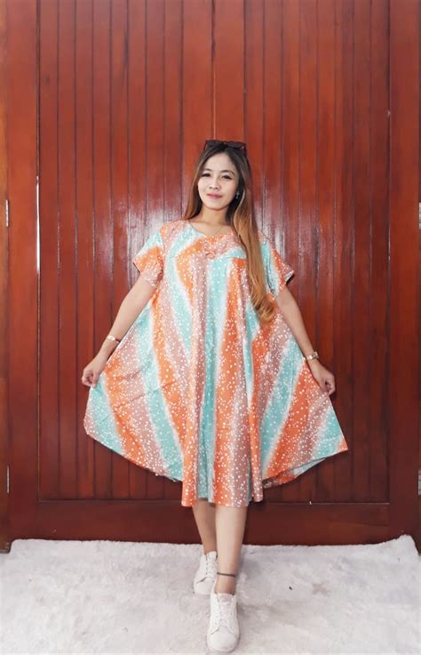 Jual Baju Daster Payung Oblong Batik Print Murah THEBATIK CO ID