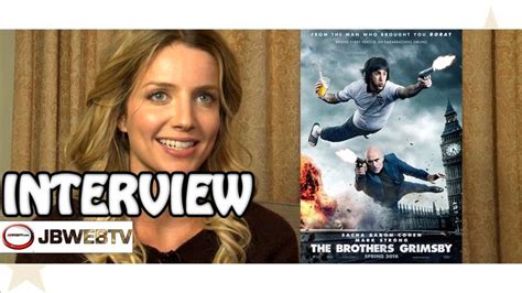 Interview Annabelle Wallis The Grimsby Brothers | Grimsby, Annabelle wallis, Interview