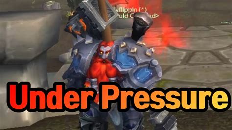 Under Pressure Fury Warrior Wow Pvp Bg Youtube