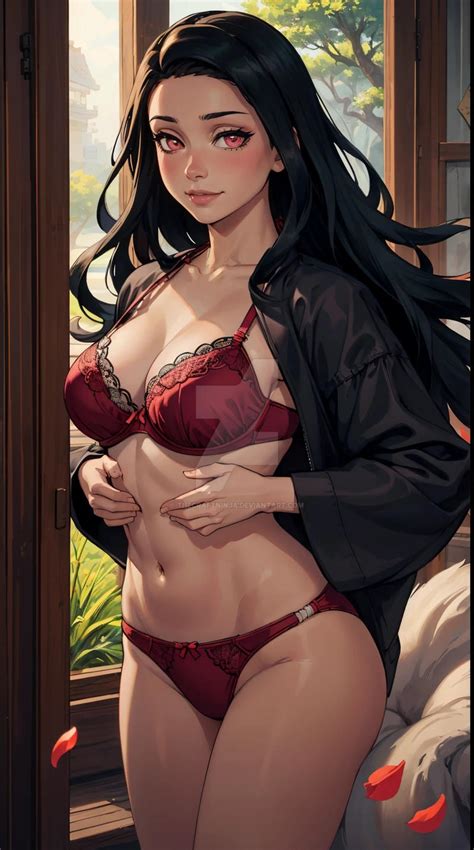 Nezuko Undressing By Thecraftninja On Deviantart