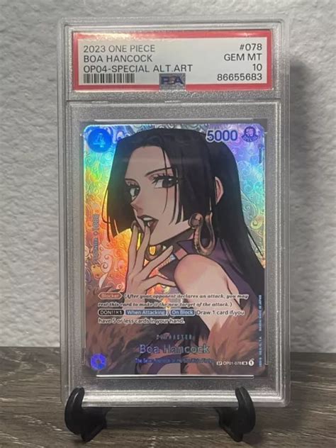 Psa 10 Boa Hancock Anglais Sp Op04 078 Alt Art Kingdoms Of Intrigue Eur 33100 Picclick Fr