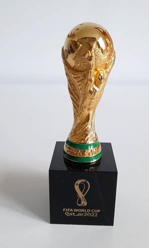 3d Official Trophy Fifa World Cup Qatar 2022 Gold Plated Replicawith