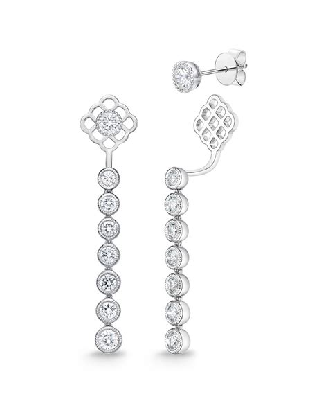 Buy Memoire Memoire Toujours K Ct Tw Diamond Ear Jackets