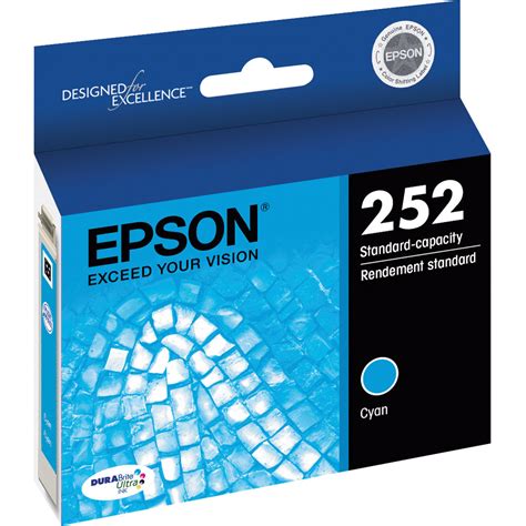 Epson T252 Durabrite Ultra Standard Capacity Cyan Ink T252220 S