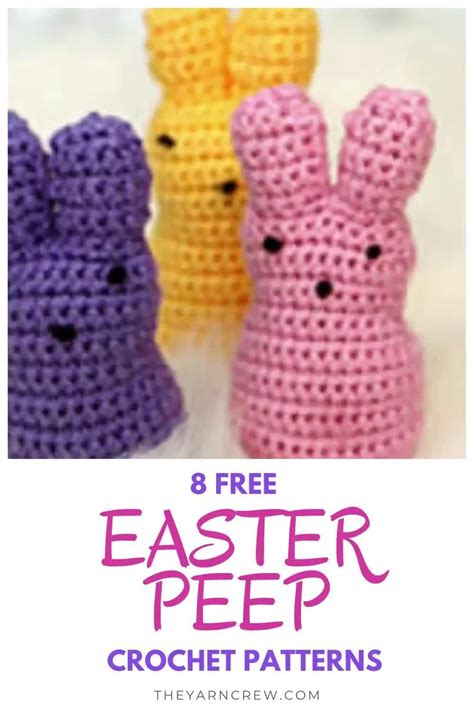 Free Crochet Easter Peep Patterns Artofit