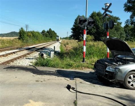 Wypadek na przejeździe kolejowym Swidnica24 pl wydarzenia