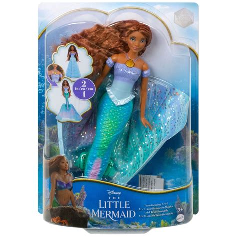 Disney The Little Mermaid Transforming Feature Ariel Fashion Doll Smyths Toys Uk