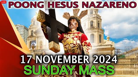 Quiapo Church Live Mass Today 17 November 2024 SUNDAY MASS With Fr