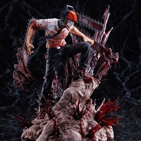 29cm Chainsaw Man Denji Anime Figure Denji Power Chainsaw Man And