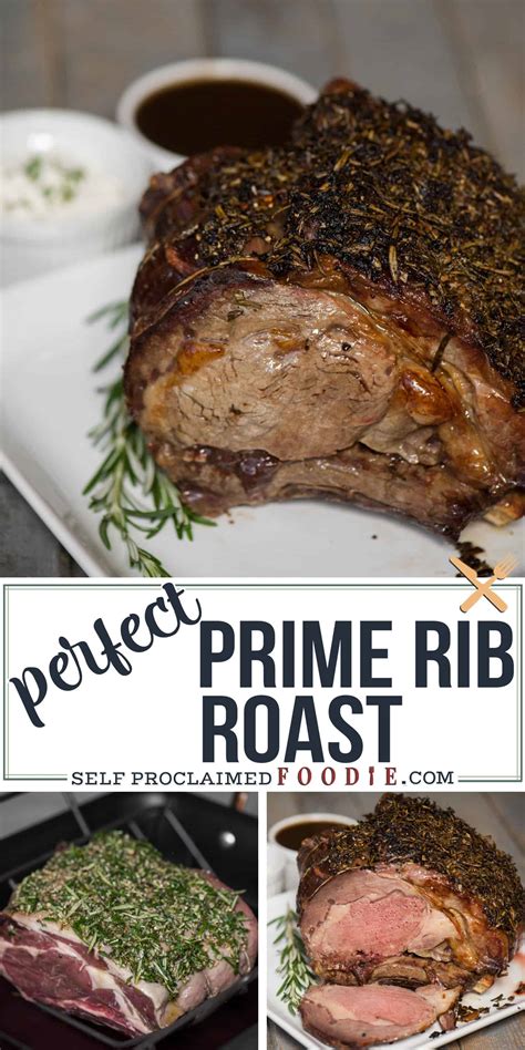 Perfect Prime Rib Roast Self Proclaimed Foodie