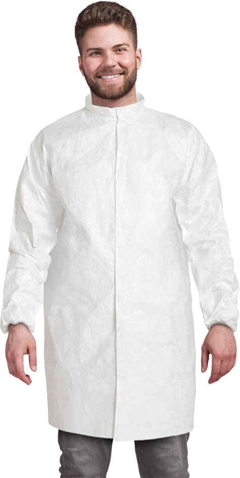 Amazon Amz Disposable Lab Coat X Large Pack Of White